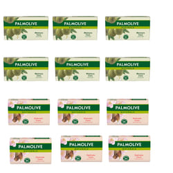 12 x PALMOLIVE SOAP BAR 90g NATURALS - 6 x Moisture Care & 6 x Delicate Care