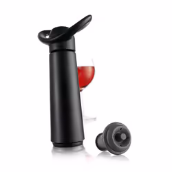 Vacu Vin Wine Saver Concerto, Black, Plastic, 73 mm, 45 mm, 134 mm, 140 g