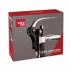 Vacu Vin 66514606 corkscrew Lever corkscrew Black, Silver