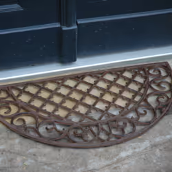 Esschert Design Doormat cast iron half round