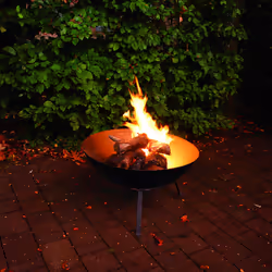 Esschert Design FF114 fireplace Outdoor Portable fireplace Firewood Black