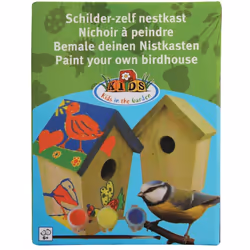 Esschert Design DIY Bird Nesting Box Pinewood with Paint 14.8x11.7x20 cm KG145