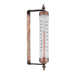 Esschert Design Thermometer Fensterrahmen Liquid environment thermometer Outdoor Bronze, White