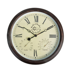 Esschert Design TF009 wall/table clock Quartz clock Round Brown