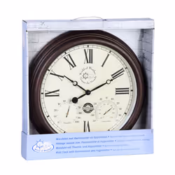 Esschert Design TF009 wall/table clock Quartz clock Round Brown