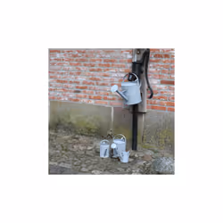 watering can 20,5 x 36,9 cm 3,5 litres zinc grey