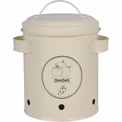Esschert's Design C2069 Storage Tin Onions-Metal