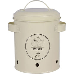 Esschert's Design C2069 Storage Tin Onions-Metal