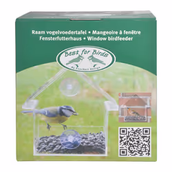 Esschert Design FB370 bird feeder Transparent Polymethyl methacrylate (PMMA), Polyvinyl chloride (PVC) Hanging