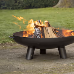 Esschert Design FF242 fireplace Outdoor Portable fireplace Firewood Black