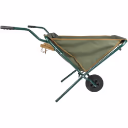 Esschert Design Folding Wheelbarrow Green Garden Trolley Cart Transport GT138