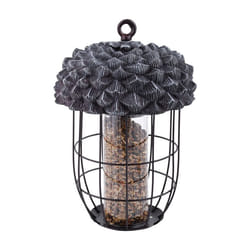 Esschert Design FB418 bird feeder Silver Polyresin, Polystyrene (PS), Steel Hanging