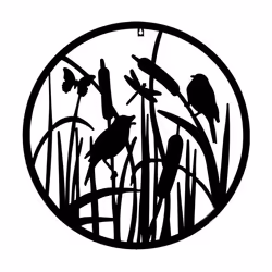 Esschert Design TT216, Monochromatic, Animal, Steel, Black, 603 mm, 1.5 cm