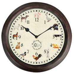 Esschert Design TF013 wall/table clock Round Brown