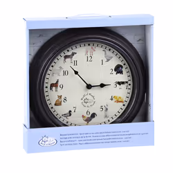 Esschert Design TF013 wall/table clock Round Brown