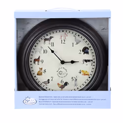 Esschert Design TF013 wall/table clock Round Brown