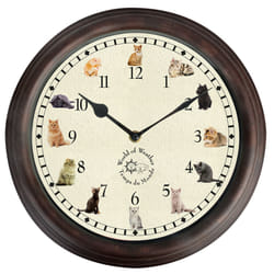 Esschert Design TF015 wall/table clock Round Brown