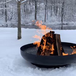 Esschert Design FF478 fireplace Outdoor Portable fireplace Firewood Black - Additional view 5