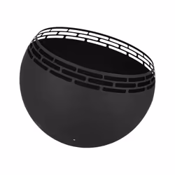 Esschert Design FF501, Portable fireplace, Open, Firewood, Black, Outdoor, Round