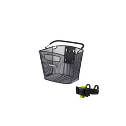 Basil: BASIL BOLD FRONT BASKET WITH KF HOLDER - Black