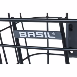 Basil Bremen Alu KF Front Bicycle basket Aluminium Black - Additional view 4