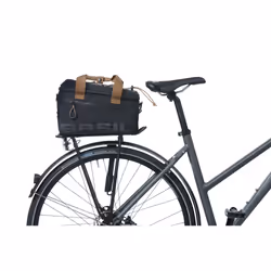 Basil Miles Rear Bicycle bag 7 L Polyester Black, Grey - Additional view 6
