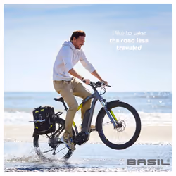 Basil Miles Rear Bicycle bag 17 L Polyester Black - Additional view 8