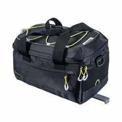 Basil Miles, Rear, Bicycle bag, Polyester, Black, 7 L, 5 kg