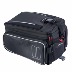 Basil BA17789, Rear, Bicycle bag, Polyester, Black, 15 L, 360 mm