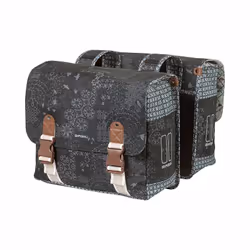Basil Boheme, Rear, Bicycle bag, Polyester, Black, 35 L, 10 kg