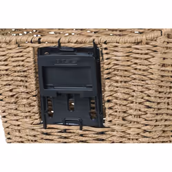 Basil Bremen Rattan Look KF Front Bicycle basket Wood - Additional view 4
