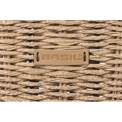 Basil Bremen Rattan Look KF Front Bicycle basket Wood - Additional view 5