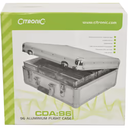 Aluminium Flight Case For Up To 96 CD's