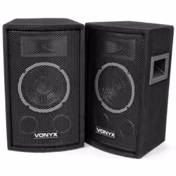 Vonyx SL6, 2-way, Floor, Metal, 250 W, 8 Ω, 113 dB