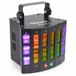 BeamZ Magic2 Derby with Laser RG and strobe, Disco laser projector & stroboscope, Black, LED, 9 lamp(s), 3 W, Blue, Green, Pi ...