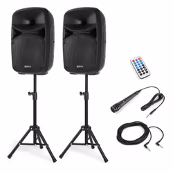 Vonyx VPS102A speaker set Universal Black