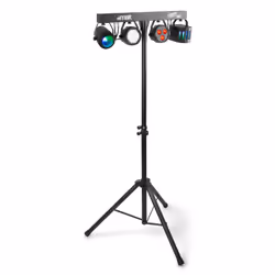 MAX Music PartyBar 9, Disco stroboscope, Black, CE, LED, 50000 h, Blue, Green, Red, White