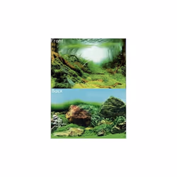 SuperFish Deco Poster Aquarium Background - Design C - Planted, Size 1 - 60 x 30cm