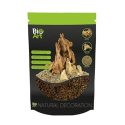 BioArt 800g Gravel for Terrarium Natural Decorative Soil Substrate Decor Pebbles Stones Aquatic Plant Black Yellow Brown - Brown Gravel
