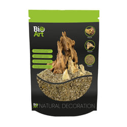 BioArt 800g Gravel for Terrarium Natural Decorative Soil Substrate Decor Pebbles Stones Aquatic Plant Black Yellow Brown - Yellow Gravel