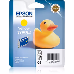 Epson Duck Singlepack Yellow T0554, Yellow, Pigment-based ink, 8 ml, 1 pc(s)