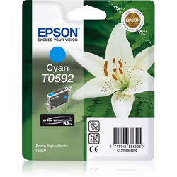 Epson Lily Singlepack Cyan T0592 Ultra Chrome K3, Cyan, 1 pc(s)