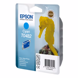 Epson Seahorse Singlepack Cyan T0482 - Additional view 2