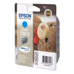Epson Teddybear Singlepack Cyan T0612 DURABrite Ultra Ink - Additional view 2