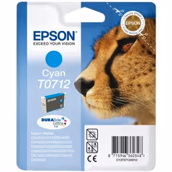 Epson Cheetah Singlepack Cyan T0712 DURABrite Ultra Ink - Additional view 4