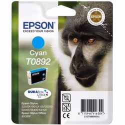 Epson Monkey Singlepack Cyan T0892 DURABrite Ultra Ink