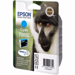 Epson Monkey Singlepack Cyan T0892 DURABrite Ultra Ink