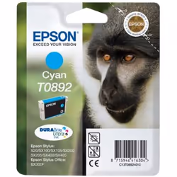 Epson Monkey Singlepack Cyan T0892 DURABrite Ultra Ink - Additional view 4