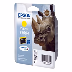 Epson Rhino Singlepack Yellow T1004 DURABrite Ultra Ink