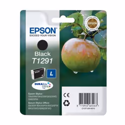 Epson Apple Singlepack Black T1291 DURABrite Ultra Ink, Black, Pigment-based ink, 1 pc(s)
